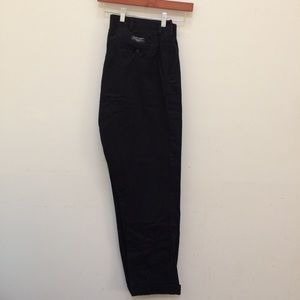 100% Cotton Black Prospect Polo Pants